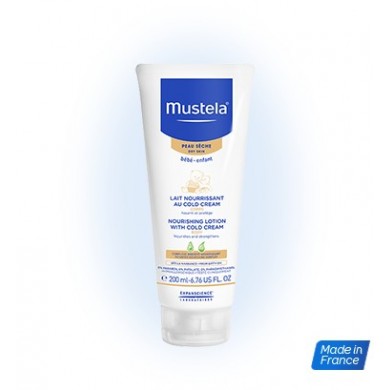 MUSTELA Lait Corps au Cold Cream Nutriprotecteur Flacon de 200 ml EXPANSCIENCE - 1