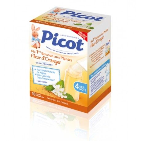 Picot Mae Boisson Aux Plantes Fleur D Oranger Boite De 10 Sachets Des 4 Mois