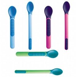MAM Cuillères thermosensibles + étui Boite de 2 MAM Cuillères thermosensibles + étui Boite de 2