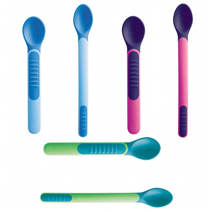 MAM Cuillères thermosensibles + étui Boite de 2