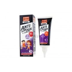 CINQ SUR CINQ Lotion anti poucx et lentes Flacon de 100 ml CINQ SUR CINQ Lotion anti poucx et lentes Flacon de 100 ml