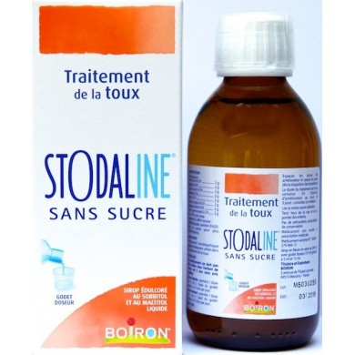 STODALINE Traitement de la toux Sans Sucre Flacon de 200 ml