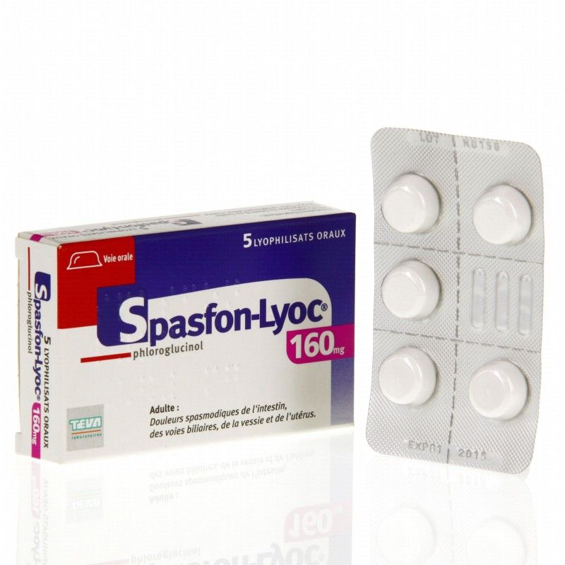 Spasfon Lyoc 160mg Lyoph Or Plq 5