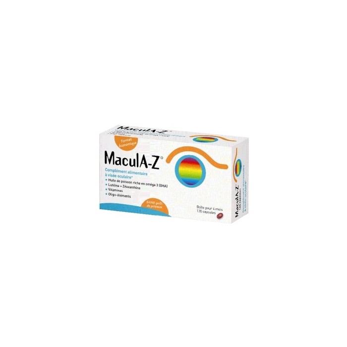 MACULA-Z Complément alimentaire à visée oculaire boite de 120 capsules