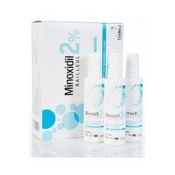 Minoxidil 2 % Chute de cheveux modéré hommes et femmes Coffret de 3 flacons de 60 ml Minoxidil 2 % Chute de cheveux modéré hommes et femmes Coffret de 3 flacons de 60 ml