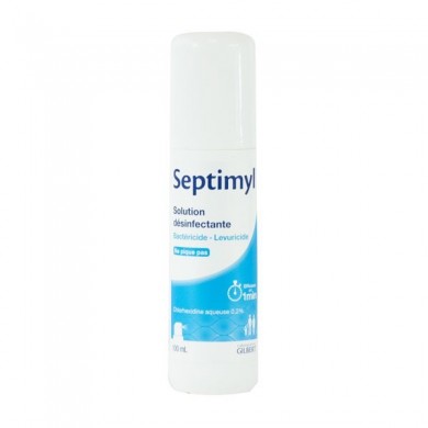 SEPTIMYL  Solution désinfectante 100 ml + lotion asséchante 10 ml offerte