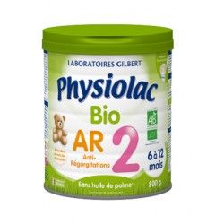 PHYSIOLAC BIO AR 2eme age Boite de 800 g Gilbert - 1 PHYSIOLAC BIO AR 2eme age Boite de 800 g Gilbert - 1