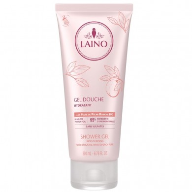 LAINO Gel douche hydratant à la pulpe de pêche blanche BIO Tube de 200 ml LAINO - 1 LAINO Gel douche hydratant à la pulpe de pêche blanche BIO Tube de 200 ml LAINO - 1