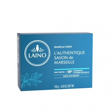 LAINO L'authentique Savon de marseille Pain de 150 grammes LAINO L'authentique Savon de marseille Pain de 150 grammes