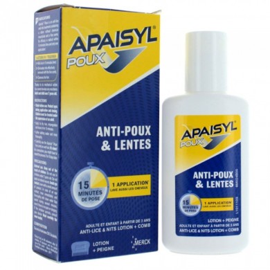 APAISYL POUX Shamp antipoux lente 200ml+peign
