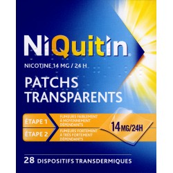 NIQUITIN 14mg/24h Disp tr Sach/28