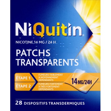 NIQUITIN 14mg/24h Disp tr Sach/28