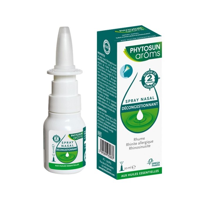 PHYTOSUN AROMS Spray nasal décongestionnant Spray de 20 ml OMEGA PHARMA - 1