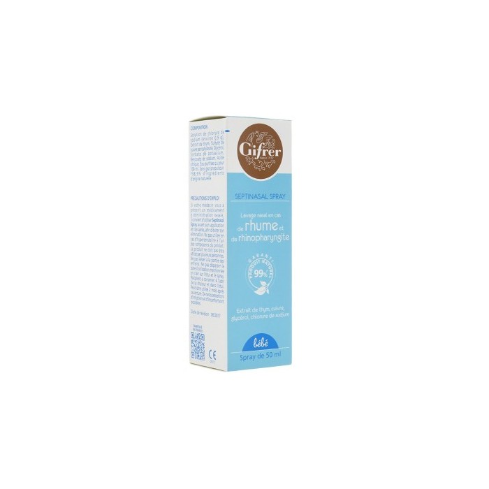 GIFRER SEPTINASAL lavage nasal en cas de rhume Spray de 50 ml