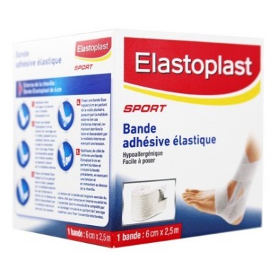 ELASTOPLAST Bande adhésive élastique 6cmx2,5m EUCERIN - 1 ELASTOPLAST Bande adhésive élastique 6cmx2,5m EUCERIN - 1