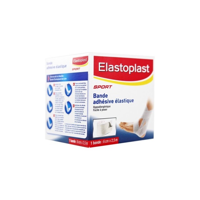 ELASTOPLAST Bande adhésive élastique 6cmx2,5m EUCERIN - 1