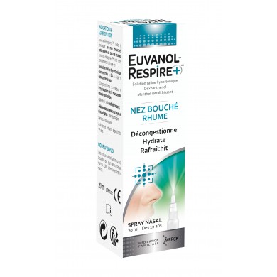 EUVANOL RESPIRE+ Spray nas nez bchÃ© rhum 20ml