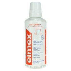 ELMEX ANTI CARIES Solution dentaire sans alcool Flacon de 400 ml