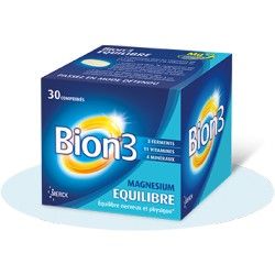 BION 3 Equilibre Magnésium Boite de 30 comprimés MERCK MÉDICATION FAMILIALE - 1