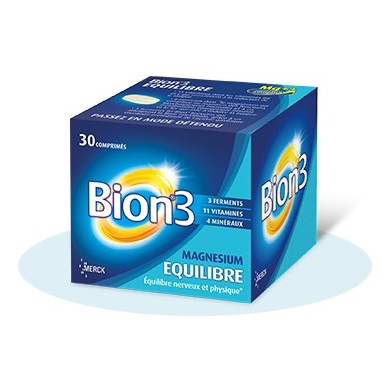 BION 3 Equilibre Magnésium Boite de 30 comprimés MERCK MÉDICATION FAMILIALE - 1