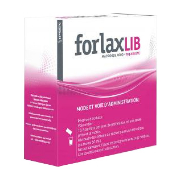 FORLAXLIB Constipation chez l'adulte Boite de 10 sachets