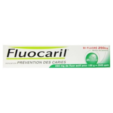 FLUOCARIL BI-FLU MENTHE 250mg Gel dentifrice Tube de 75ml FLUOCARIL BI-FLU MENTHE 250mg Gel dentifrice Tube de 75ml