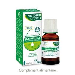 PHYTOSUN AROMS Huile essentielle de ROMARIN 1.8 Flacon de 10 ml PHYTOSUN AROMS Huile essentielle de ROMARIN 1.8 Flacon de 10 ml