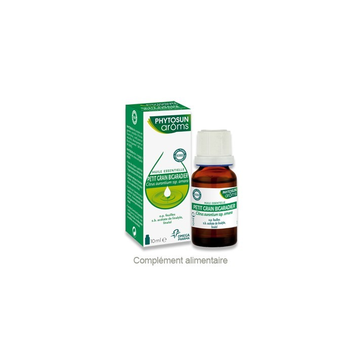 PHYTOSUN AROMS Huile essentielle de PETIT GRAIN BIGARADIER Flacon de 10 ml