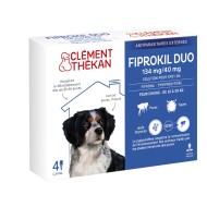 FIPROKIL DUO 134mg/40mg Pour chiens de 10 à 20 kilos Boite de 4 pipettes FIPROKIL DUO 134mg/40mg Pour chiens de 10 à 20 kilos Boite de 4 pipettes
