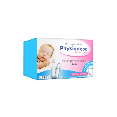 PHYSIODOSE Sérum physiologique Boite de 30 unidoses de 5 ml