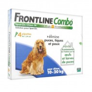 FRONTLINE COMBO Solution externe Chien 10-20kg Boite de 4 doses MERIAL - 1