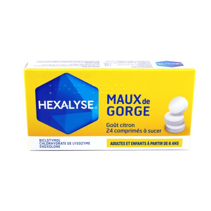 HEXALYSE Comprimés à sucer plaquette de 24 Bouchara - 1