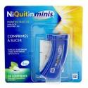 NIQUITIN MINIS Menthe fraiche 4MG Boite de 20 comprimés à sucer NIQUITIN MINIS Menthe fraiche 4MG Boite de 20 comprimés à sucer