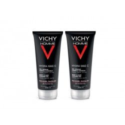 VICHY HOMME MAG C Gel douche corps et cheveux Lot de 2 Flacons de 200ml