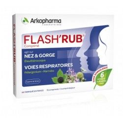 ARKOPHARMA FLASH'RUB Complément alimentaire nez-gorge-voies respiratoires Boite de 15 comprimés