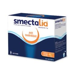 SMECTALIA Diosmectite 3g Diarrhée aiguë Boite de 18 sachets ASEPTA - 1 SMECTALIA Diosmectite 3g Diarrhée aiguë Boite de 18 sachets ASEPTA - 1