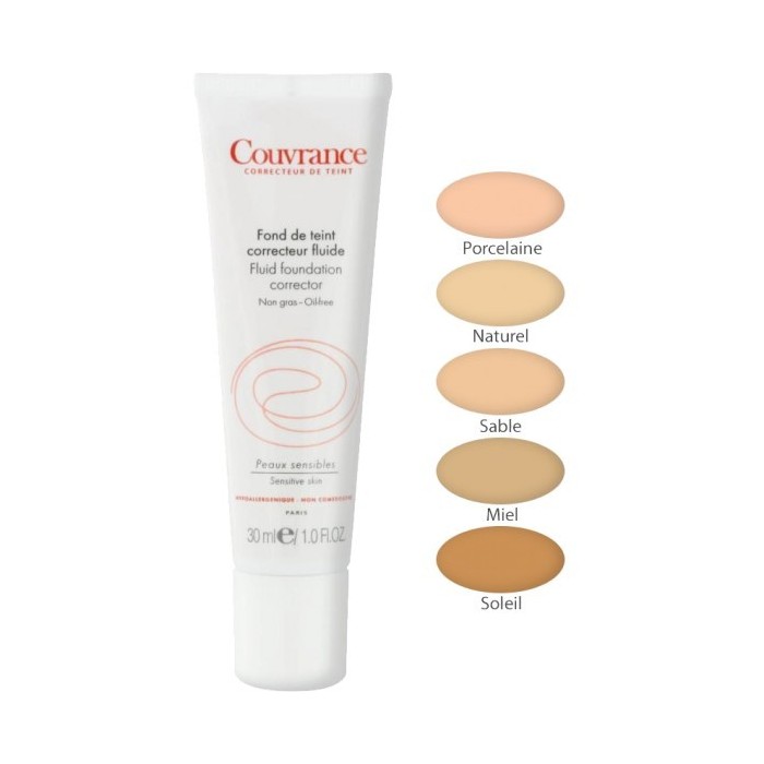 AVENE COUVRANCE SPF20 Fond de teint correcteur fluide Sable 3.0 Tube de  30ml Avene - 1