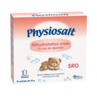 PHYSIOSALT Soluté de réhydratation orale en cas de diarrhée Boie de 10 sachets PHYSIOSALT Soluté de réhydratation orale en cas de diarrhée Boie de 10 sachets