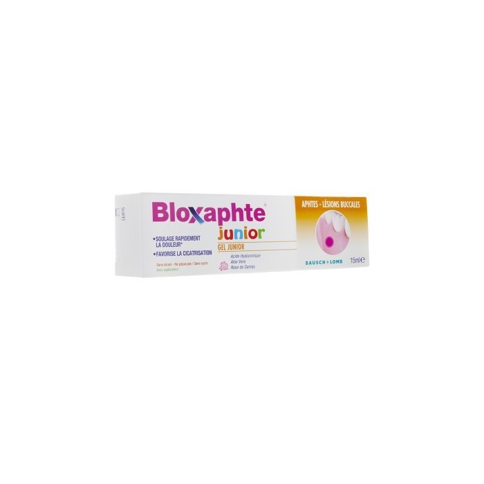 BLOXAPHTE JUNIOR Gel aphtes et lésions buccales Tube de 15 ml CHAUVIN BAUSCH & LOMB - 1 BLOXAPHTE JUNIOR Gel aphtes et lésions buccales Tube de 15 ml CHAUVIN BAUSCH & LOMB - 1