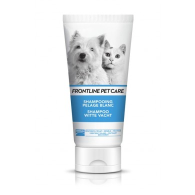 FRONTLINE PET CARE Shampooing pelage blanc Tube de 200 ml
