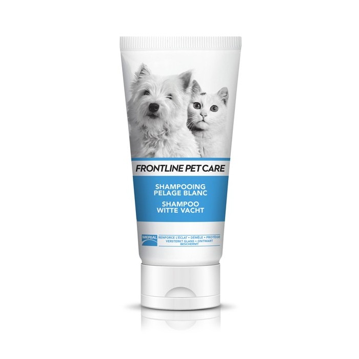 FRONTLINE PET CARE Shampooing pelage blanc Tube de 200 ml