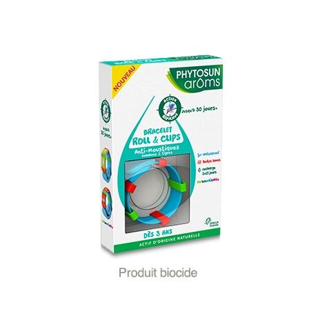Phytosun Aroms Bracelet Enfant Roll Et Clips Anti Moustique Des 3 Ans Phytosun Aroms Bracelet Enfant Roll Et Clips Anti Moustique Des 3 Ans