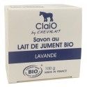 CHEVALAIT Savon au lait de jument BIO Pain de 100 grammes à la lavande CHEVALAIT Savon au lait de jument BIO Pain de 100 grammes à la lavande