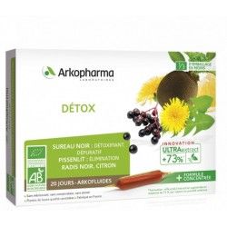 ARKOPHARMA Arkofluides Détox BIO Boite de 20 ampoules Arkopharma - 1 ARKOPHARMA Arkofluides Détox BIO Boite de 20 ampoules Arkopharma - 1