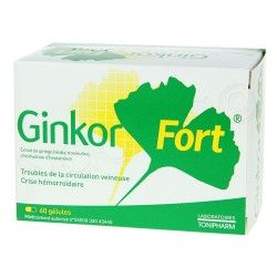 GINKOR Fort Gélules Boite de 60 COOPÉRATION PHARMACEUTIQUE FRANÇAISE - 1 GINKOR Fort Gélules Boite de 60 COOPÉRATION PHARMACEUTIQUE FRANÇAISE - 1