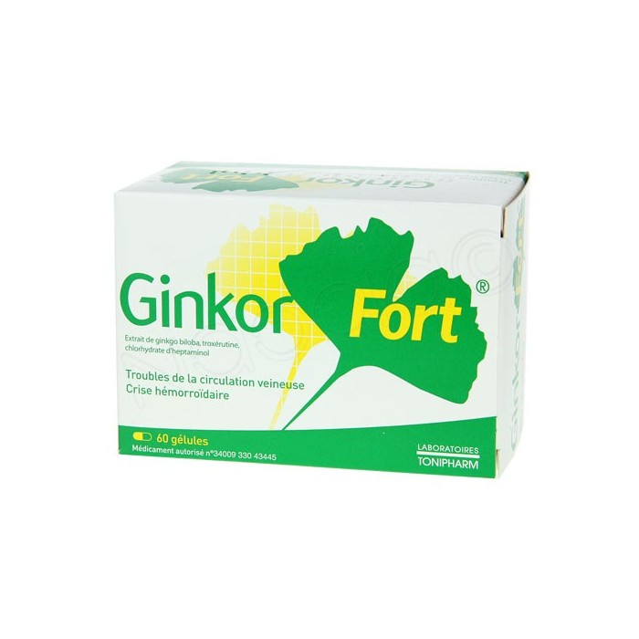 GINKOR Fort Gélules Boite de 60 COOPÉRATION PHARMACEUTIQUE FRANÇAISE - 1