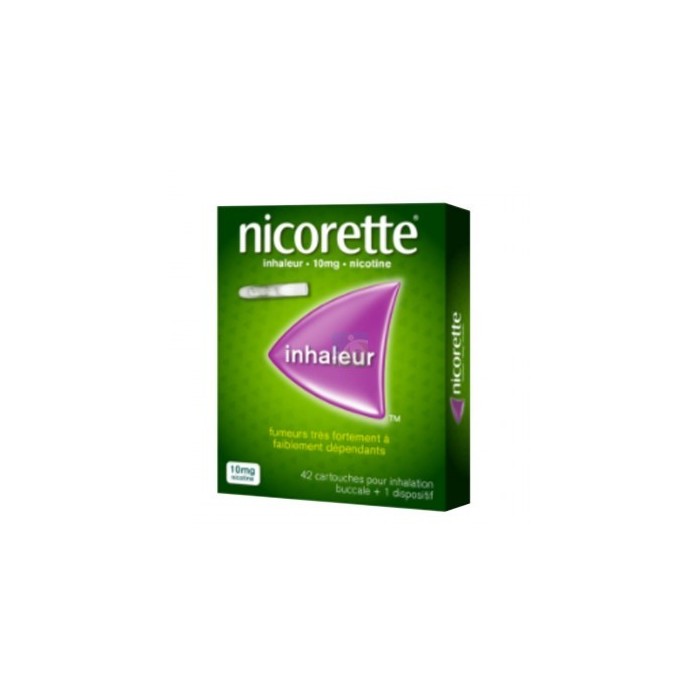 NICORETTE INHALEUR 10mg Cartouche pour inhaleur buccal Boite de 42 JOHNSON & JOHNSON SANTÉ BEAUTÉ FRANCE - 1