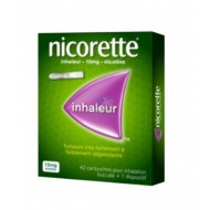 NICORETTE INHALEUR 10mg Cartouche pour inhaleur buccal Boite de 42 JOHNSON & JOHNSON SANTÉ BEAUTÉ FRANCE - 1