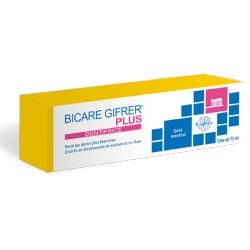 GIFRER Bicare Plus dentifrice Gout Menthol Tube de 75 ml GIFRER Bicare Plus dentifrice Gout Menthol Tube de 75 ml