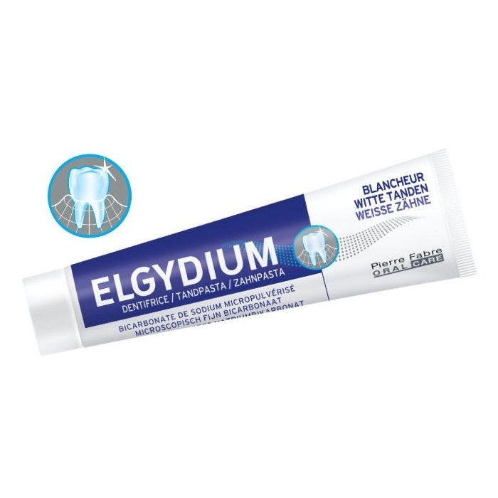 ELGYDIUM BLANCHEUR Pâte dentifrice anti-tache Tube de 75ml PIERRE FABRE - 1